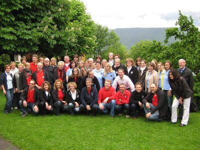 Gruppenbild accordimento, HC Renningen und HSM Möhringen im Grünen