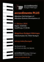 Plakat für das Herbstkonzert 2024