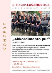 accordimento: Plakat Herbstkonzert 2023