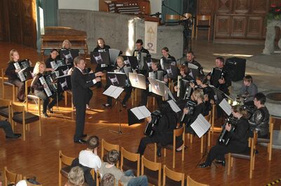 accordimento in der Gaisburger Kirche in Stuttgart